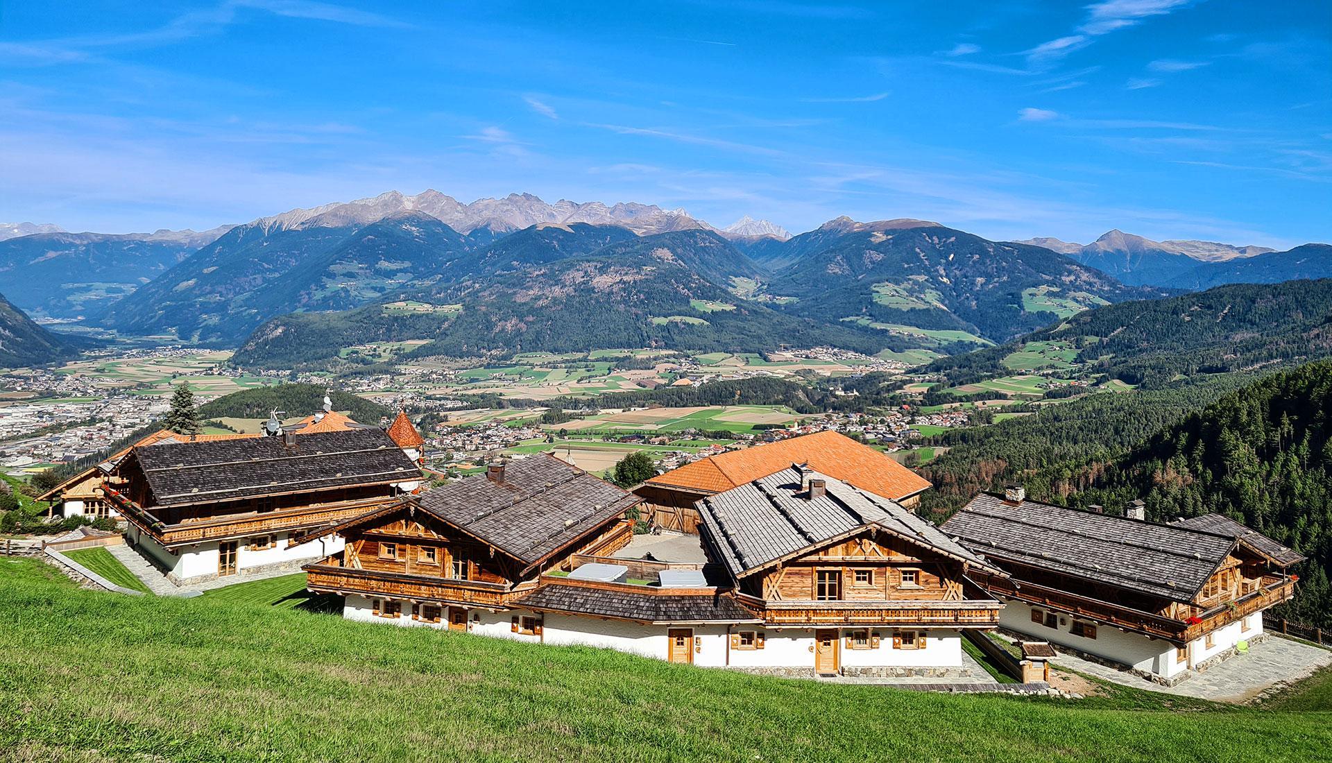 Chalets Almdorf Haidenberg Brunico Kültér fotó